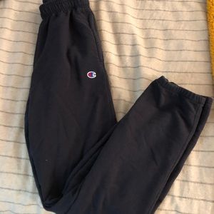 Navy blue champion sweatpants